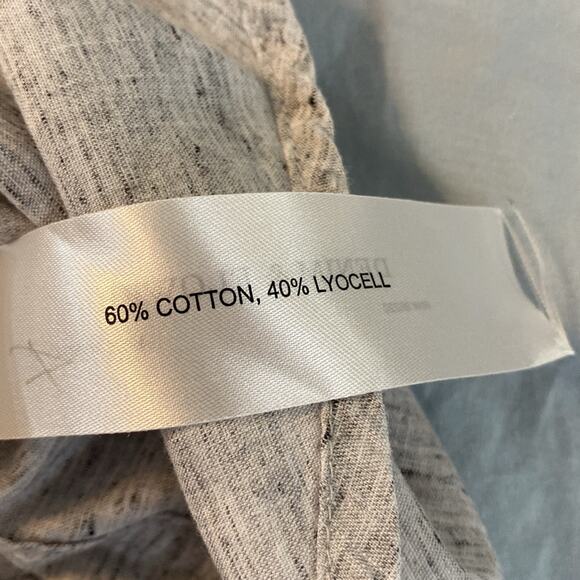 Denim & Flower Long Sleeve Heathered Gray Button Down Shirt Size Large - Picture 4 of 8